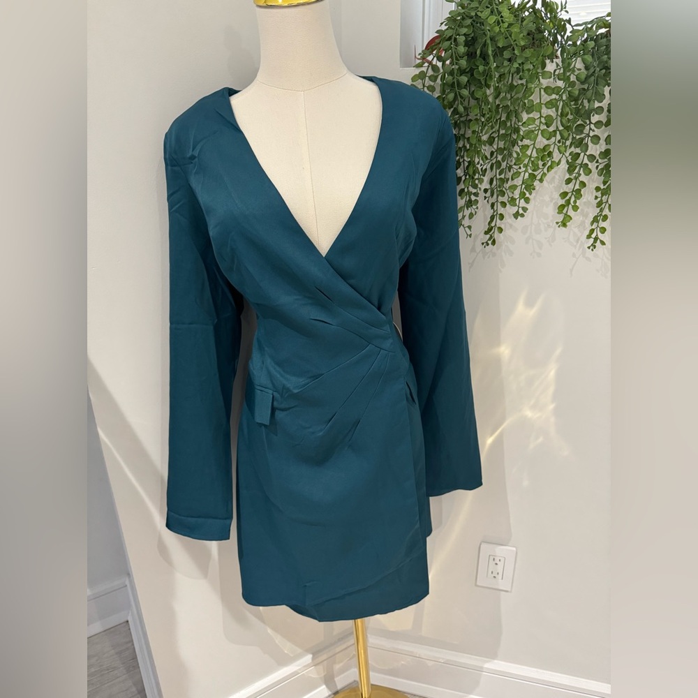 Lea Wrap Mini Dress